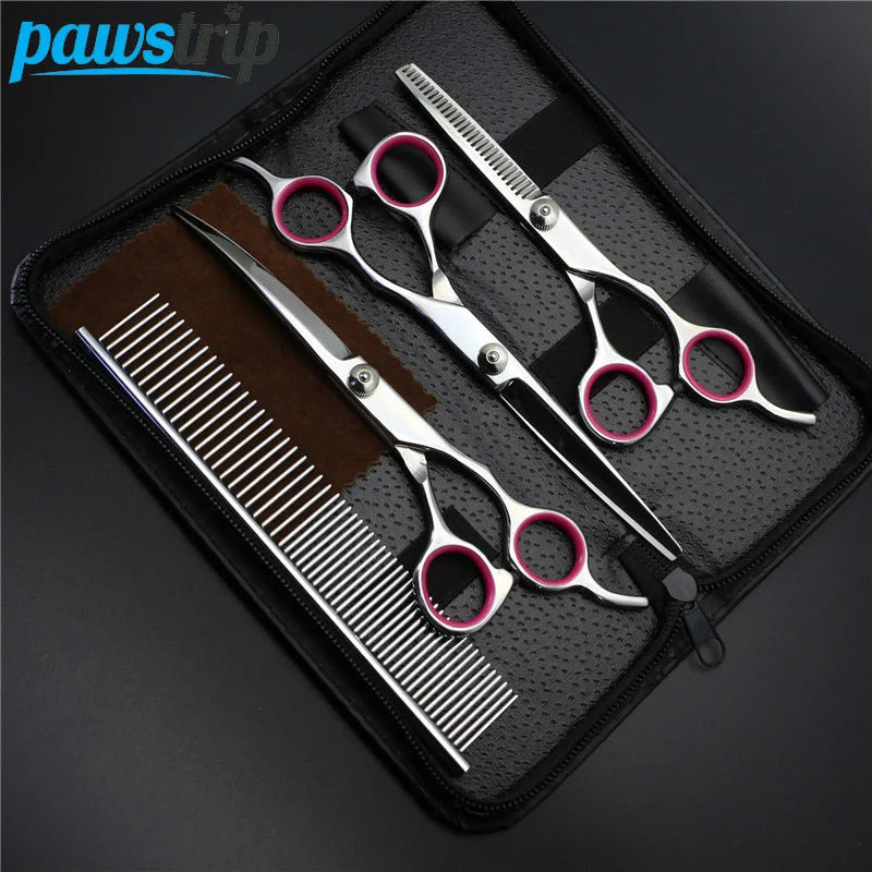 Dog Grooming Scissors Set Kit