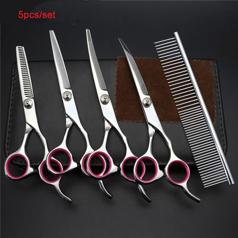 Dog Grooming Scissors Set Kit