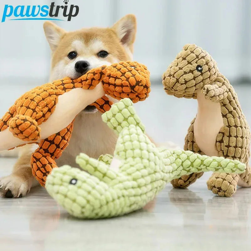 Plush Squeaky Toys for Small Large Dogs