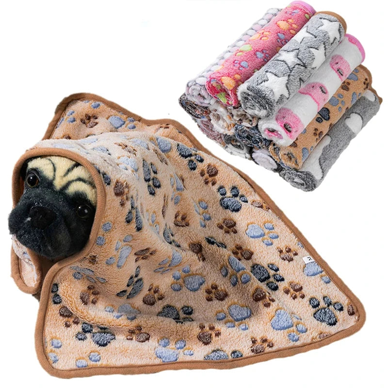 Warm Soft Pet Dog Blanket Mat