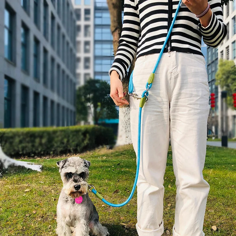 Reflective Nylon Leashes Pet Chain