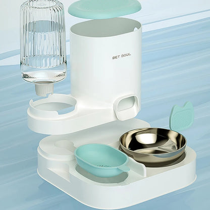 Pet Automatic Feeder Drinking Bowl