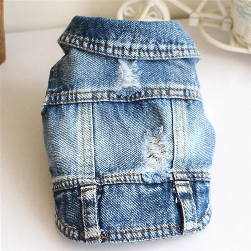 Clothing for Small Dogs Jeans Jacket