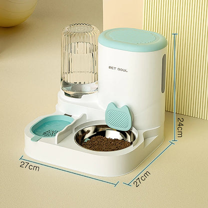 Pet Automatic Feeder Drinking Bowl