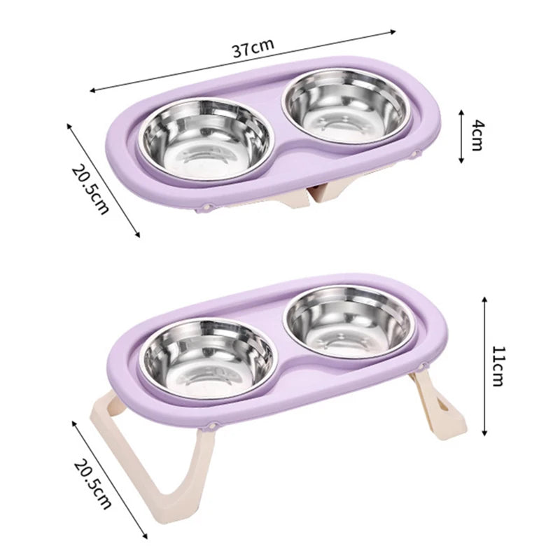 Non-Slip Foldable Pet Food Bowl