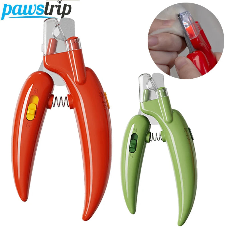 Professional Pet Nail Clippers with Led Light