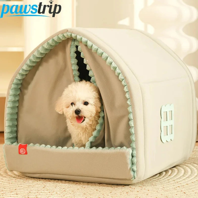 Enclosed Pet Dog Bed for Small Dogs