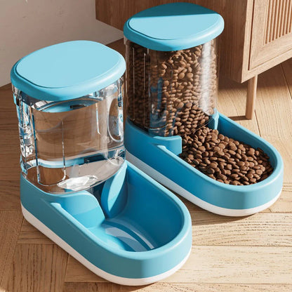 Transparent Dog Food Storage Dispenser