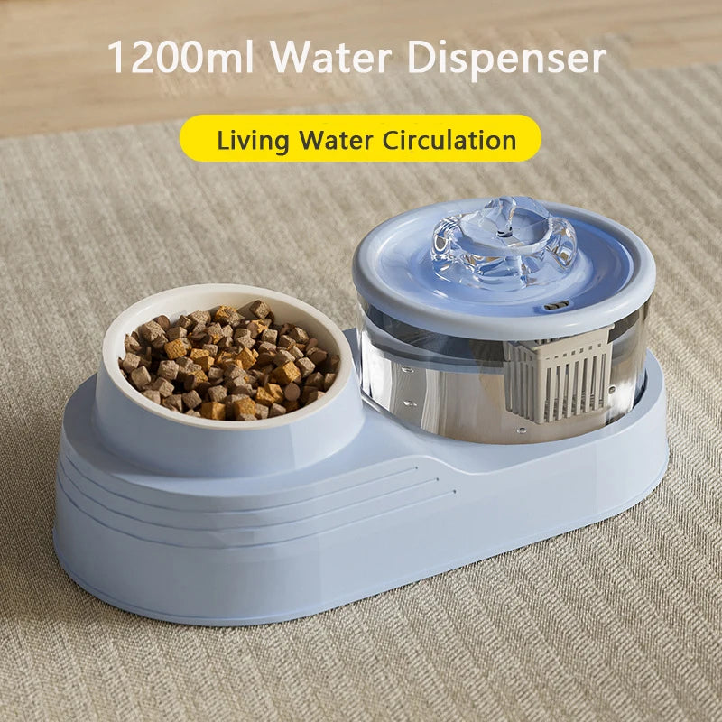 2 in 1 Automatic Pet Water Fountain